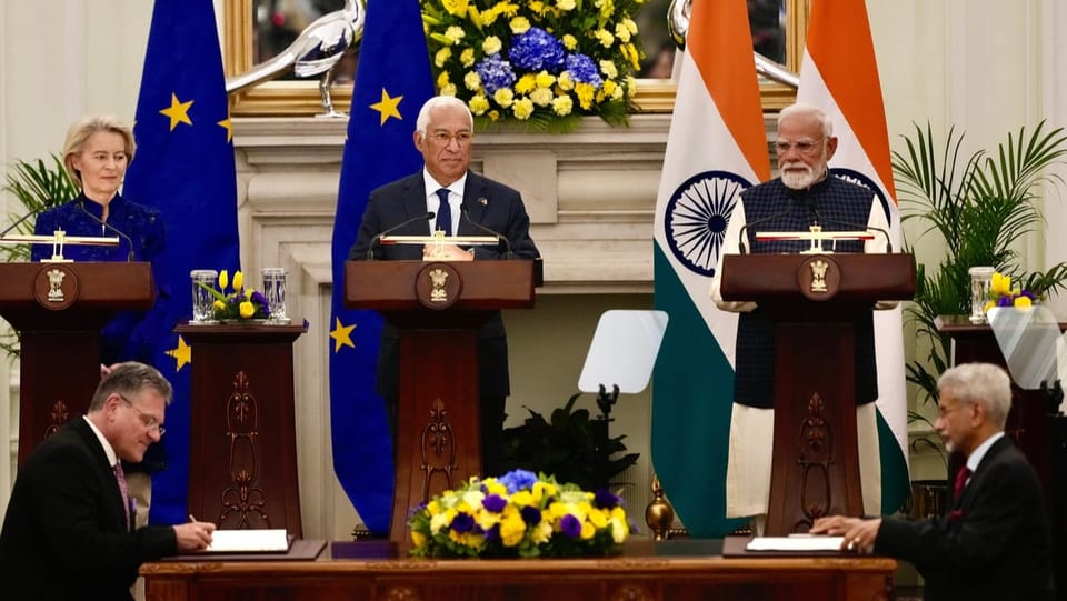 EU und Indien einigen sich auf Freihandelsabkommen - Audio & Podcasts - SRF