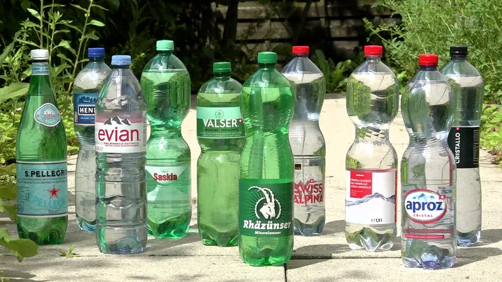Mineralwasser im Test: Schadstoffe in vier von zehn Produkten - Kassensturz Espresso